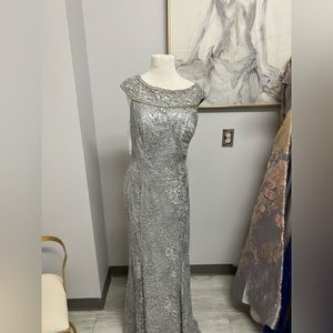 Adrianna Papel Silver Dress